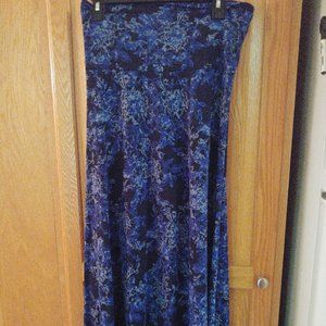 Lularoe Maxi blue floral